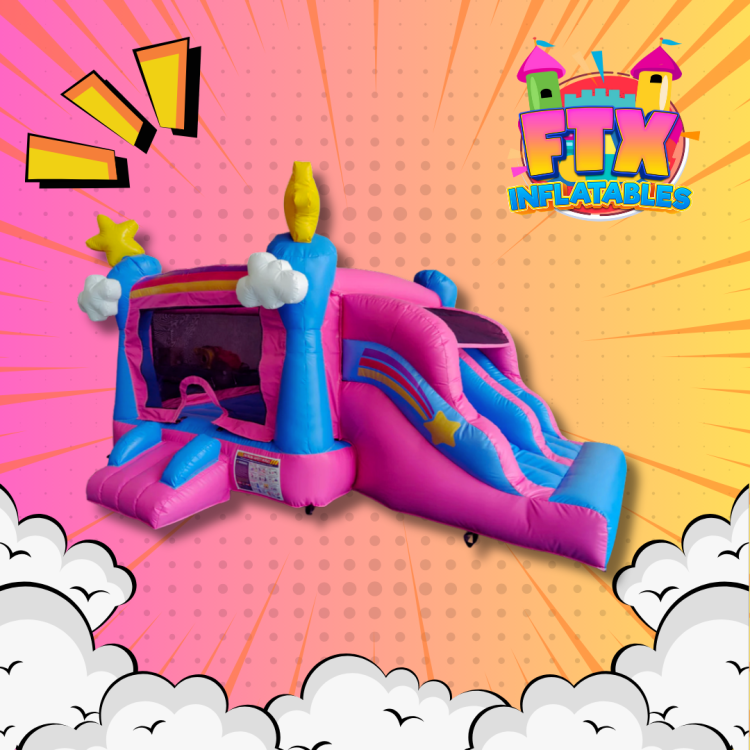 Toddler Magical Bounce House Slide