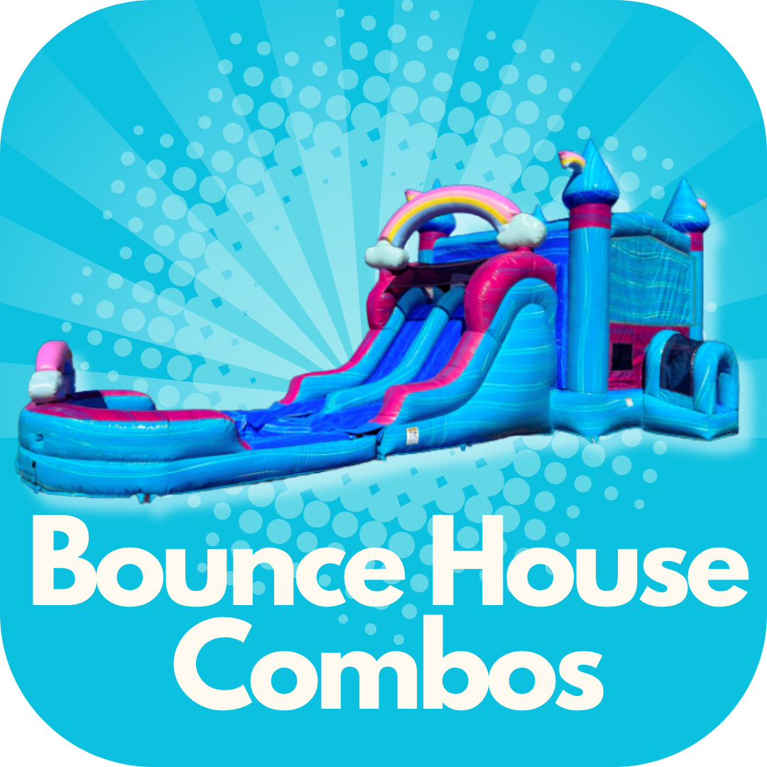 bounce house combo slide