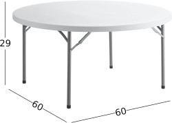 60" Round Table