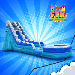 20' Ocean Blue Water Slide