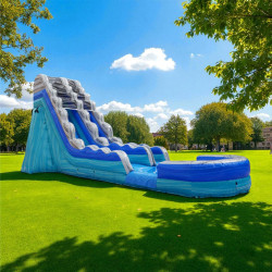 JCX WS19TAO20WEB3 1773425880 20' Ocean Blue Water Slide